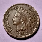 ■ 1903 INDIAN PENNY ONE CENT ☐ XF