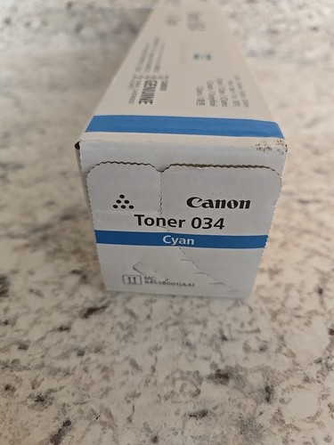 GENUINE Canon 9453B001 034 Cyan Standard Yield Toner Cartridge 9453B001AA New - 第 3/4 張圖片