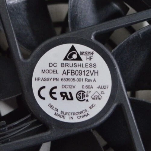 (Lot of 2) Delta DC Brushless Cooler Cooling Fan AFB0912VH 4Pin 12V 0.60A