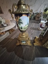 Imperial Garniture Hermle Vintage Clock Garniture Made in Italy