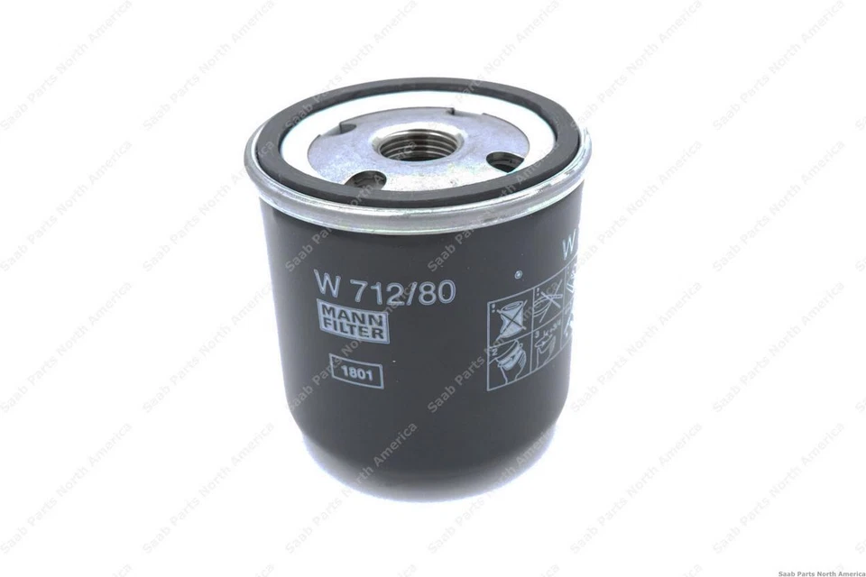 Oil Filter For 1998 Saab 900 PN# W 712/80 Mann - Image 2 of 2