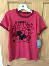NWT Disney Store Mickey Mouse Boys Shirt Top All Star many sizes