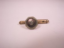 SINGLES 1 5/16" Gray Round Mother of Pearl Vintage Formal Tux Shirt Stud c190