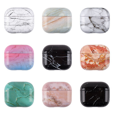 Marble Patten Protective Case For Apple AirPods Pro 2/1 4/3/2/1st Gen Shockproof