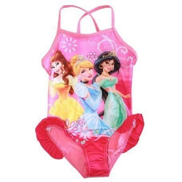 Maillot de bain rose 1 pièce DISNEY PRINCESSE- enfant fille - - Photo 1/1