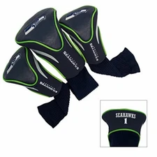 NFL Seattle Seahawks Golf Contour 3pc Head Covers NEW