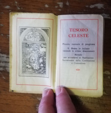 Antico libro di Preghiere - Tesoro Celeste - 1941 - Franciscus Snichelotto
