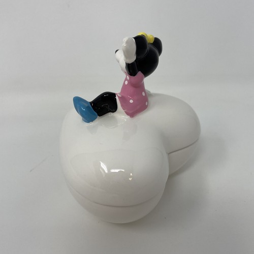 Vintage Minnie Mouse Schmuckschatulle Herz Schmuckschatulle Disney Japan ca. 70er Jahre - Bild 9 von 20