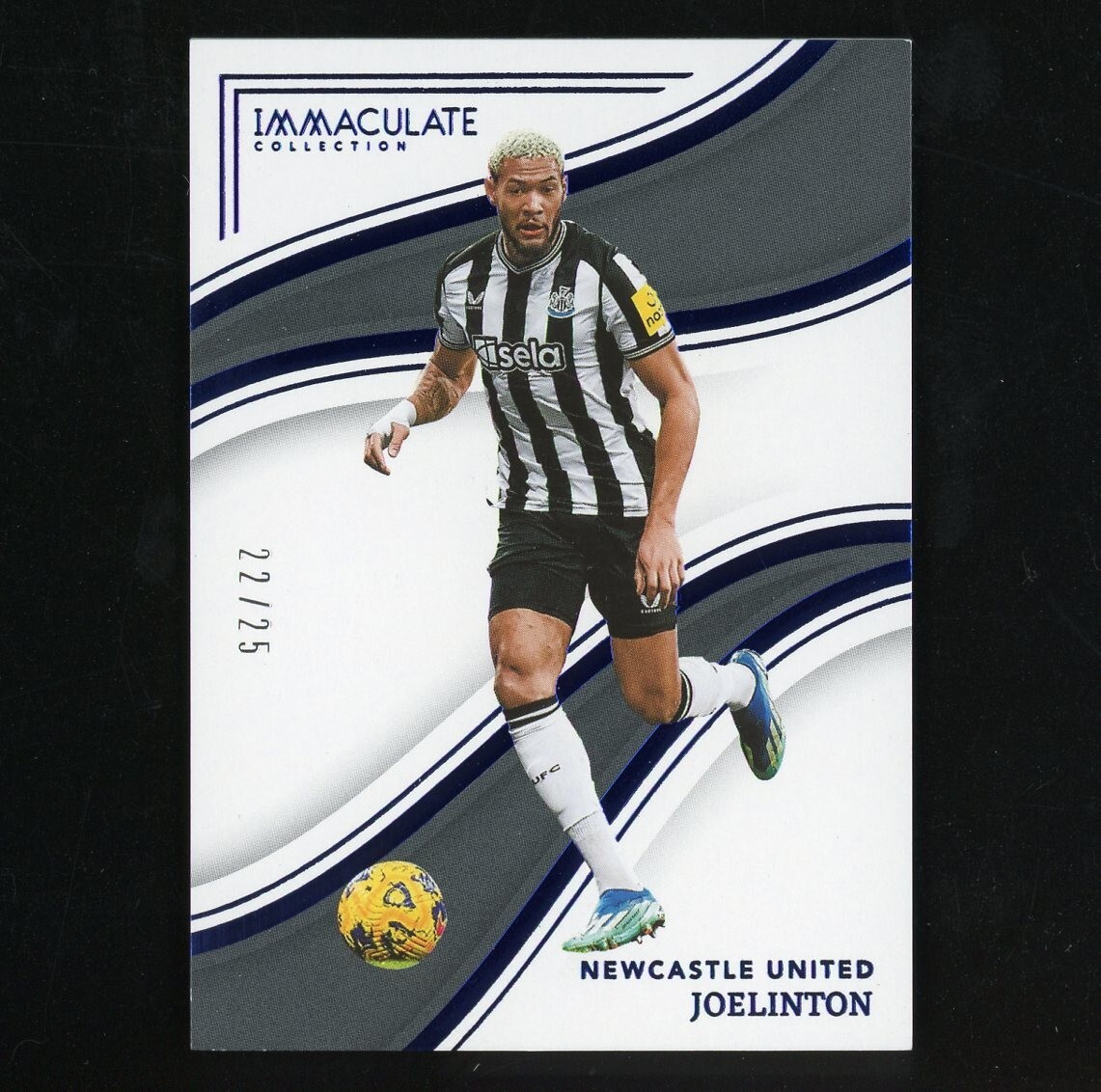 2023-24 Panini Immaculate Joelinton Blue 22/25 Newcastle United