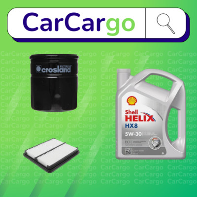 Service Kit for Daewoo Nubira 1.6 16V Petrol 1997-2002 Oil Air + Shell Oil