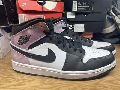 Air jordan 1 mid se black bleached coral  DM1200001 pe prem Men s Sneaker 13