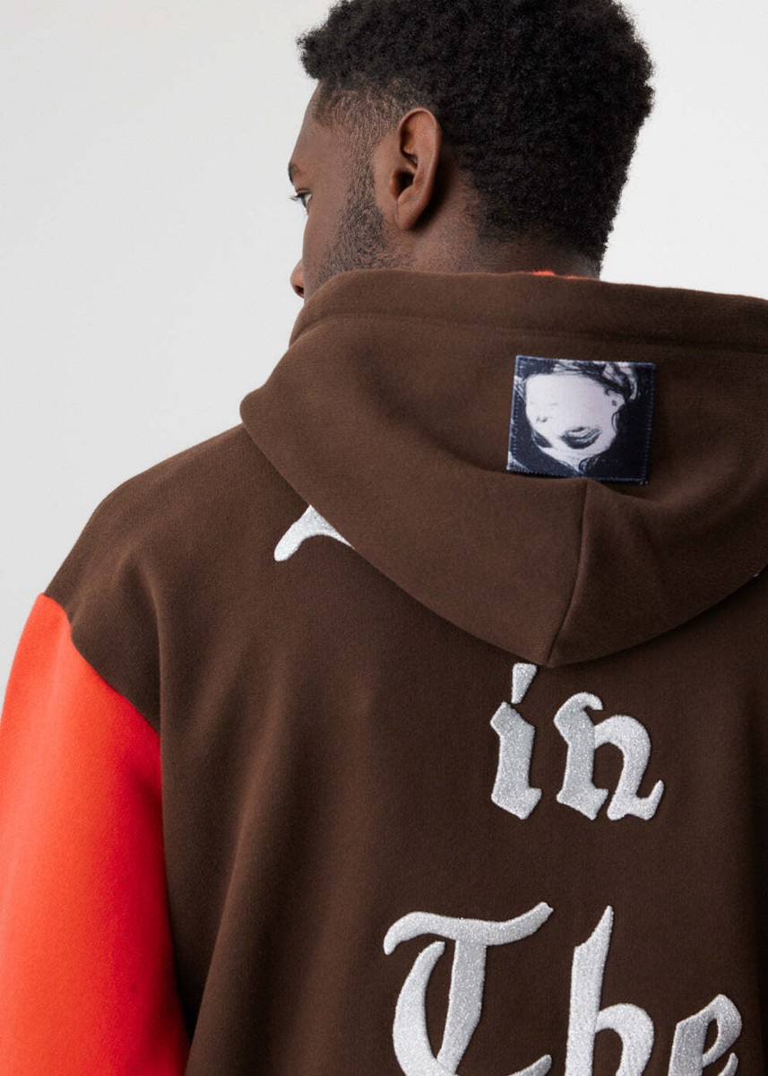 ACNE STUDIOS Logo Fiah Zip Munch Face Color-Block Cotton-Jersey