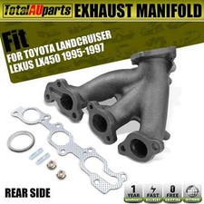 Rear Side Exhaust Manifold for Toyota LandCruiser Lexus LX450 1995-1997 4.5L SUV