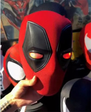 Deadpool 3 Helmet Mask Headwear LED Light Up Movable Eyes Ring Remote Control US