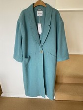 Sophisticated Brand New Oversize American Vintage Long Coat Mint In Xs/s