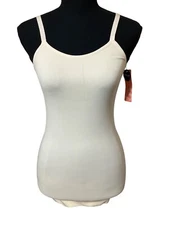 NWT Shapermint Beige All Day Every Day Scoop Neck Cami   Size: Large