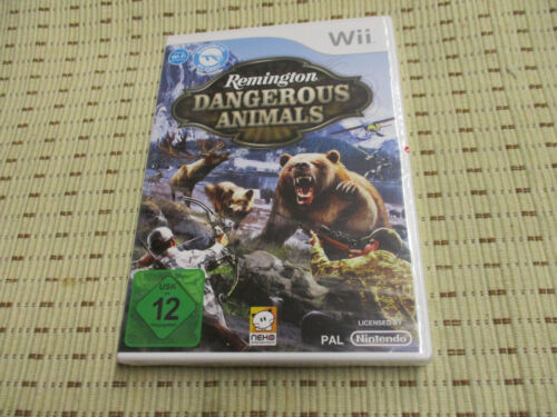 Remington Dangerous Animals per Nintendo Wii *IMBALLO ORIGINALE* nuovo in pellicola - Foto 1 di 2