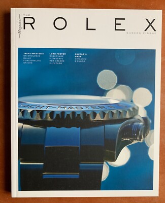 ROLEX MAGAZIN NUMMER FÜNF 5 in italienischer Zeitschrift neu YACHT MASTER 