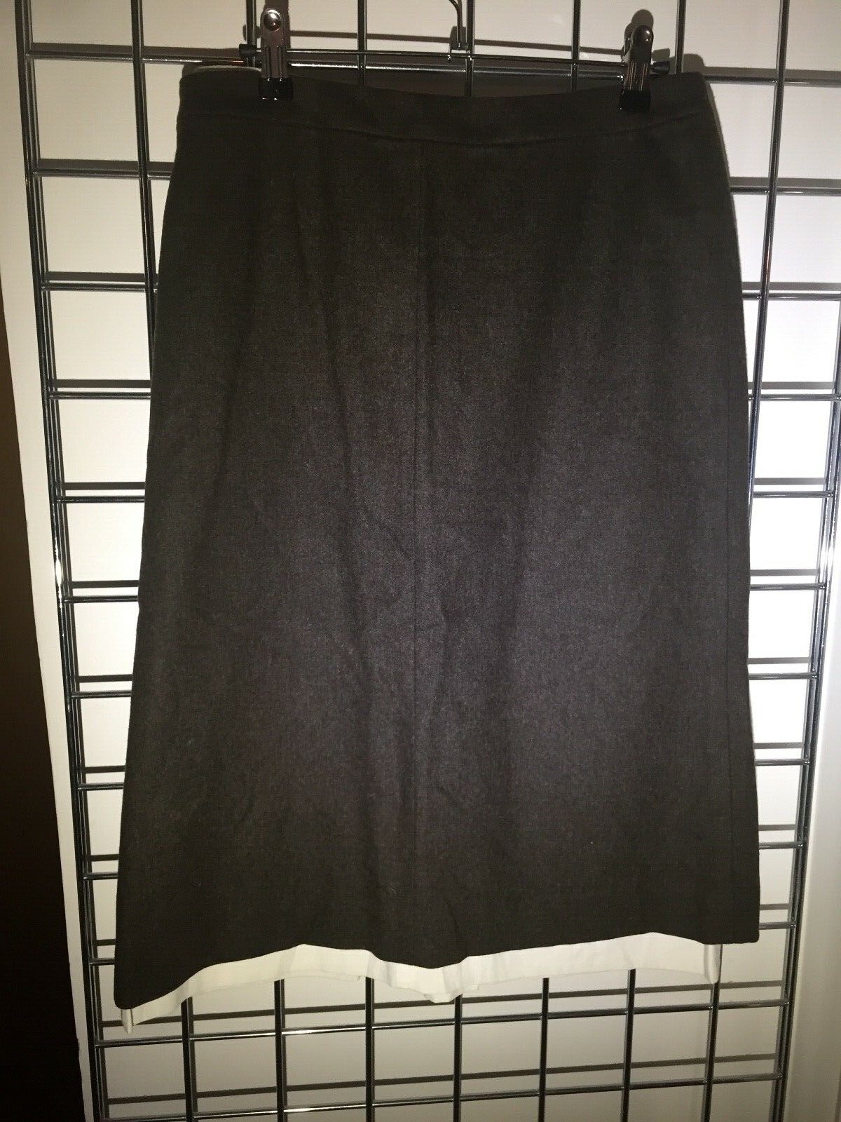 Dries Van Noten 90s Vintage Dark Green Wool Skirt + Detachable  