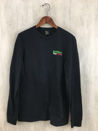 OVO) Print Logo S Black Cotton size 