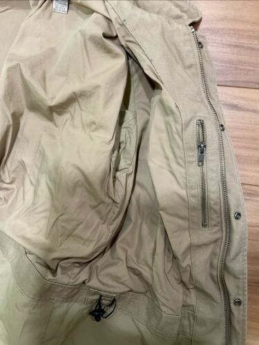 Duluth Trading Utility Jacket Coat Lined Brown Mens Sz Large Canvas Pockets - Picture 9 of 11