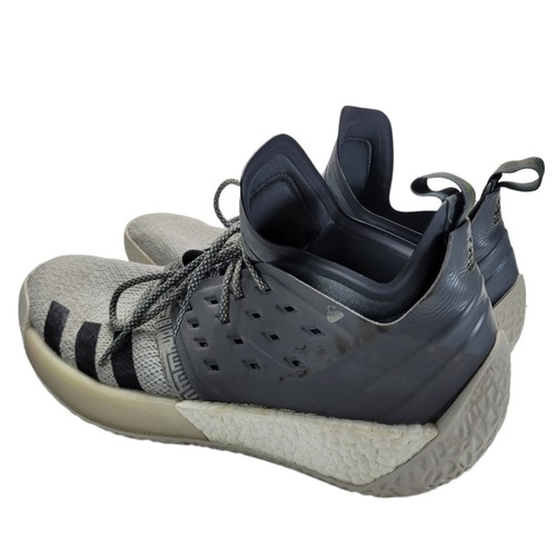 Adidas AH2122 Harden Vol. 2 Gray Basketball Sneakers Shoes Mens Size 15 - 第 4/12 張圖片