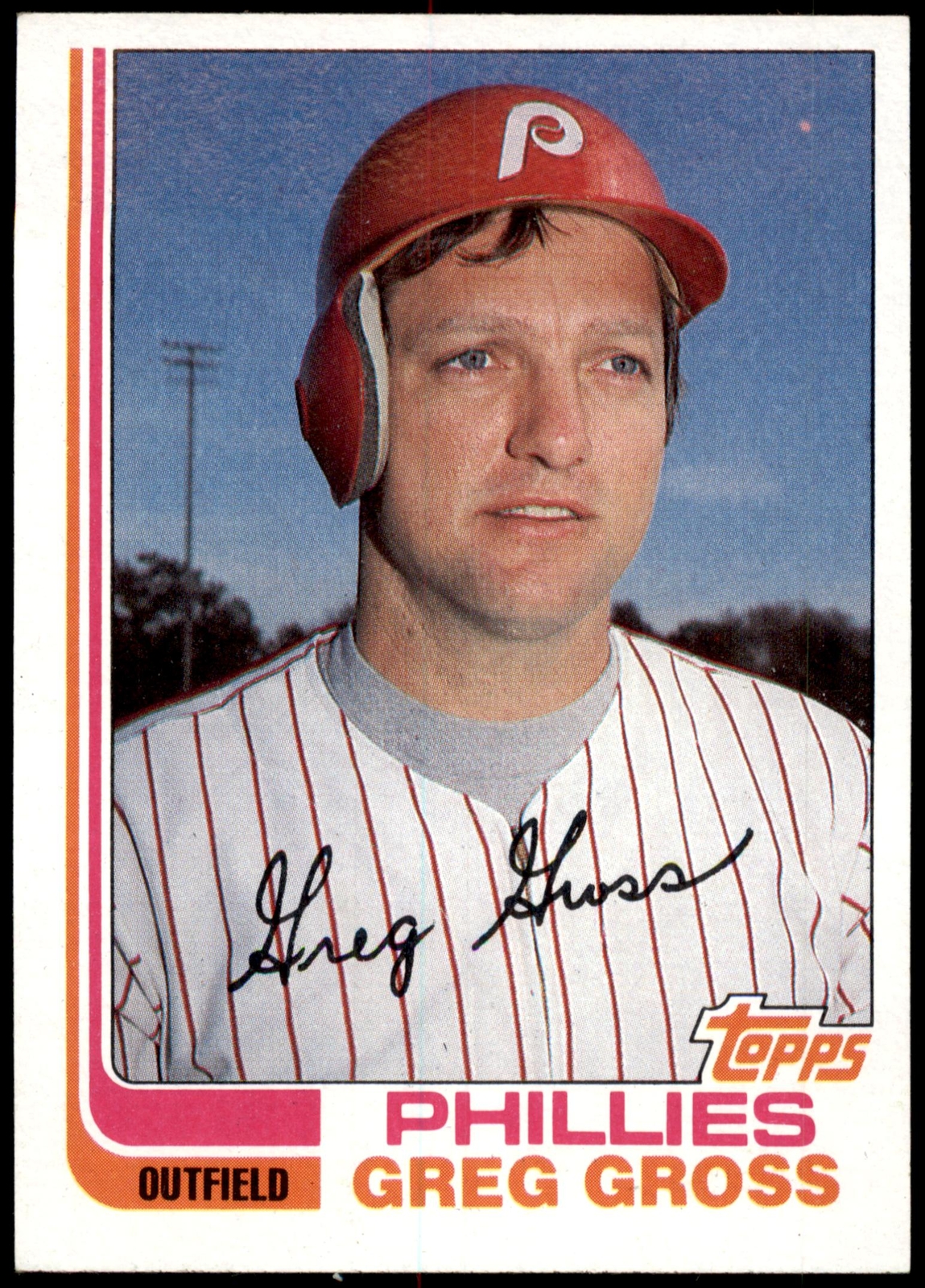 Greg Gross #53 1982 Topps