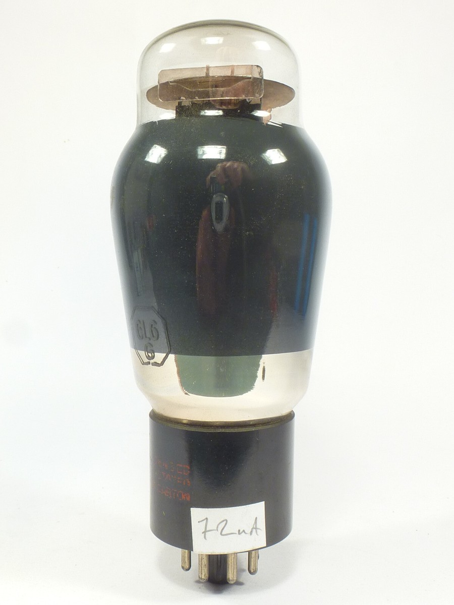 Tube De Lampe 6L6G VT115A Tung-Sol - Verre Fumé - Testé Puissant - Occasion