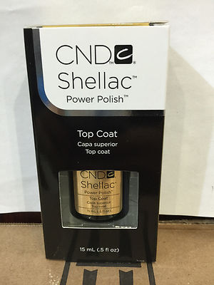 CND Shellac express 5 large Top Coat, Base coat and Duo .25oz 0.42oz 0.5oz USA