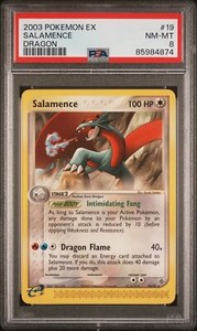 PSA 8 Salamence #19 2003 Pokemon Ex Dragon 85984874