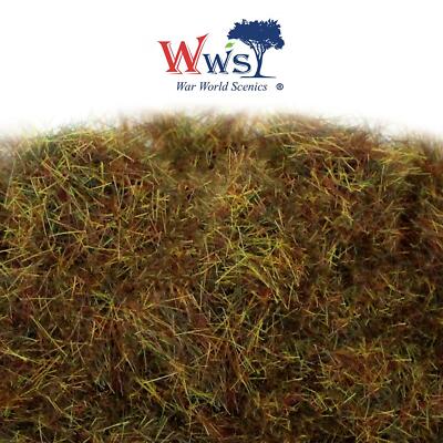 War World Scenics Winter-Grasfasern 4mm – 500 Ml, Für Modellbahn & Dioramen