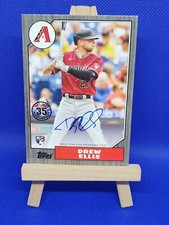2022 Topps Update 1987 35th Anniversary Drew Ellis RC Auto #'d 065/199