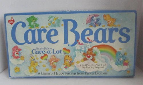 VINTAGE 1983 Parker Bros. Care Bears: On the Path to Care-A-Lot Board Game 100%
