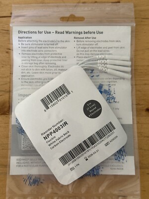 Pack of 4 - BodyMed Reusable Self-Adhering Electrodes NPP4003IR Round 3'' New