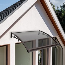 40" DIY Window Door Awning Outdoor Sun Shield House Canopy Patio UV Rain Cover