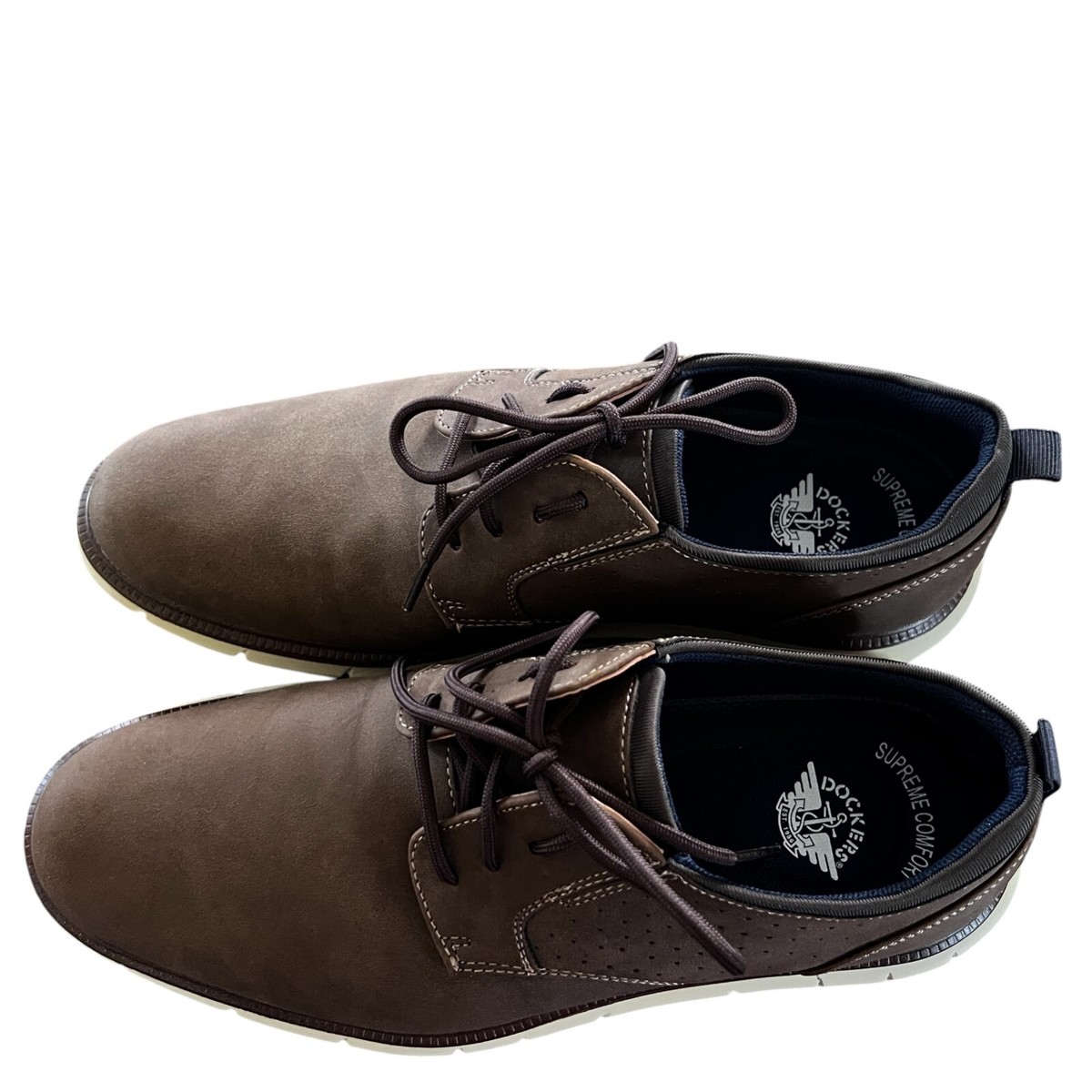 Dockers Black Oxfords with White Sole - Supreme Comfort Fontera 24 f18b0894-341c-4ce5-b214-  main image 4