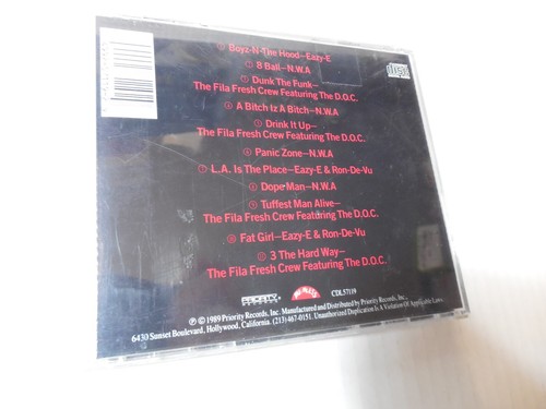 1989 OG N.W.A. & the Posse CD – Priority Press Eazy-E Dre Cube Tested OOP - Picture 7 of 8