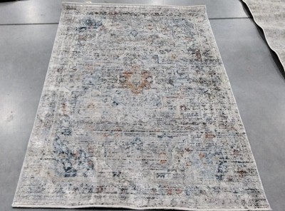 GREY / MULTI 4' X 6' Back Stain Rug, Reduced Price 1172715020 DRM419G-4