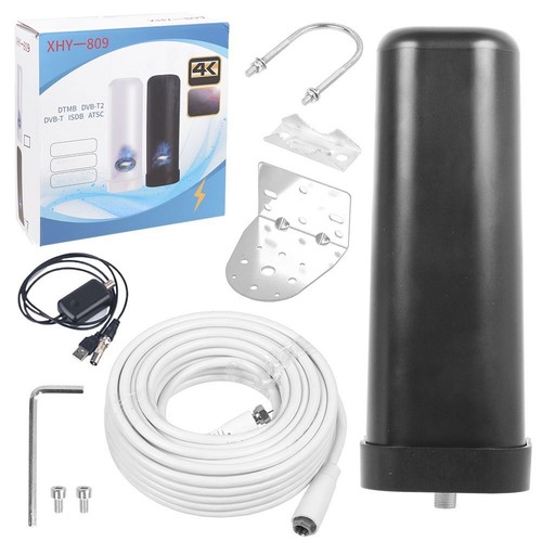 6000 Miles HDTV VHF 1080P Outdoor HD 4K Digital TV Antenna 360° Signal Amplified - Picture 11 of 18