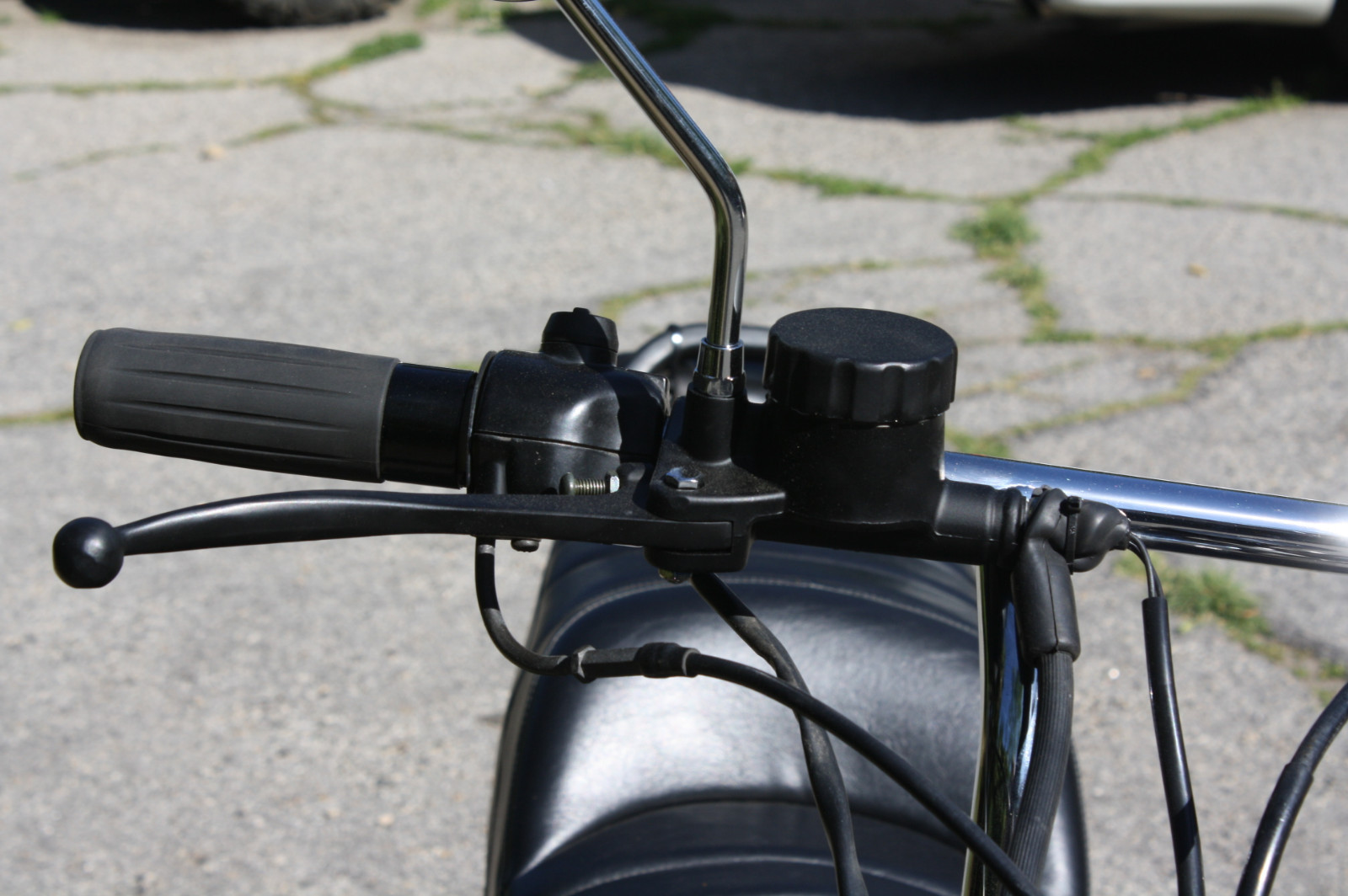 MOTORCYCLE Master Cylinder Honda CB550 CB750 16mm 5/8" MATTE FLAT BLACK