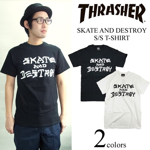 Thrasher Skate And Destroy Skateboard T 