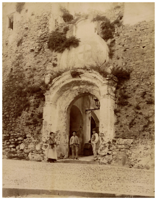 Tirage Albuminé Vintage Bordighera Italie (vue Générale) Circa 1885 - Format 21x27 Cm