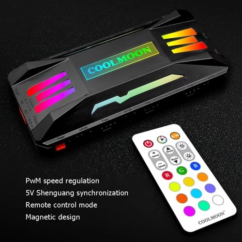 5V Temperature Controller 1To8 RGB Controller New Chassis Hub - Photo 6/14