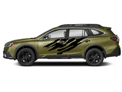 Sticker Decal Side Door for Subaru Outback Off road scratches shreds graphics