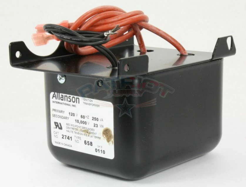 Allanson 2741-658 Ignition Transformer For Beckett AFII Oil Burners 3-32AB-BAF