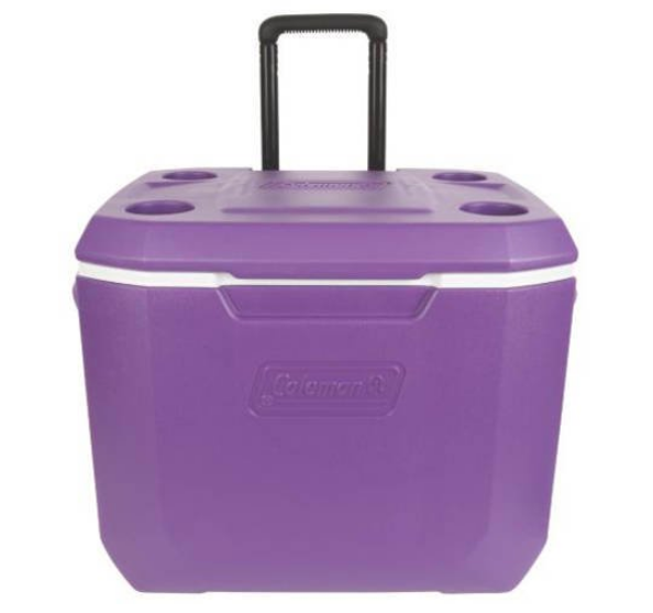 coleman rolling cooler 50 quart