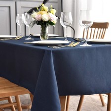 Jacquard Table Cloth Swirl Pattern Spillproof Wrinkle Resistant Heavy Weight ...
