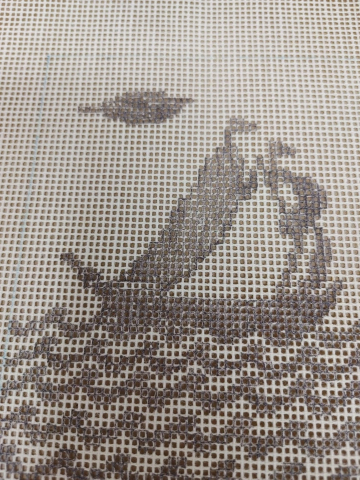 Needlepoint Canvas Lot of 4 Beach Theme 14 Ct Canvas - Image 2 of 4