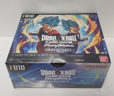 Sealed Cross Force Booster Box Dragon Ball Super Fusion World