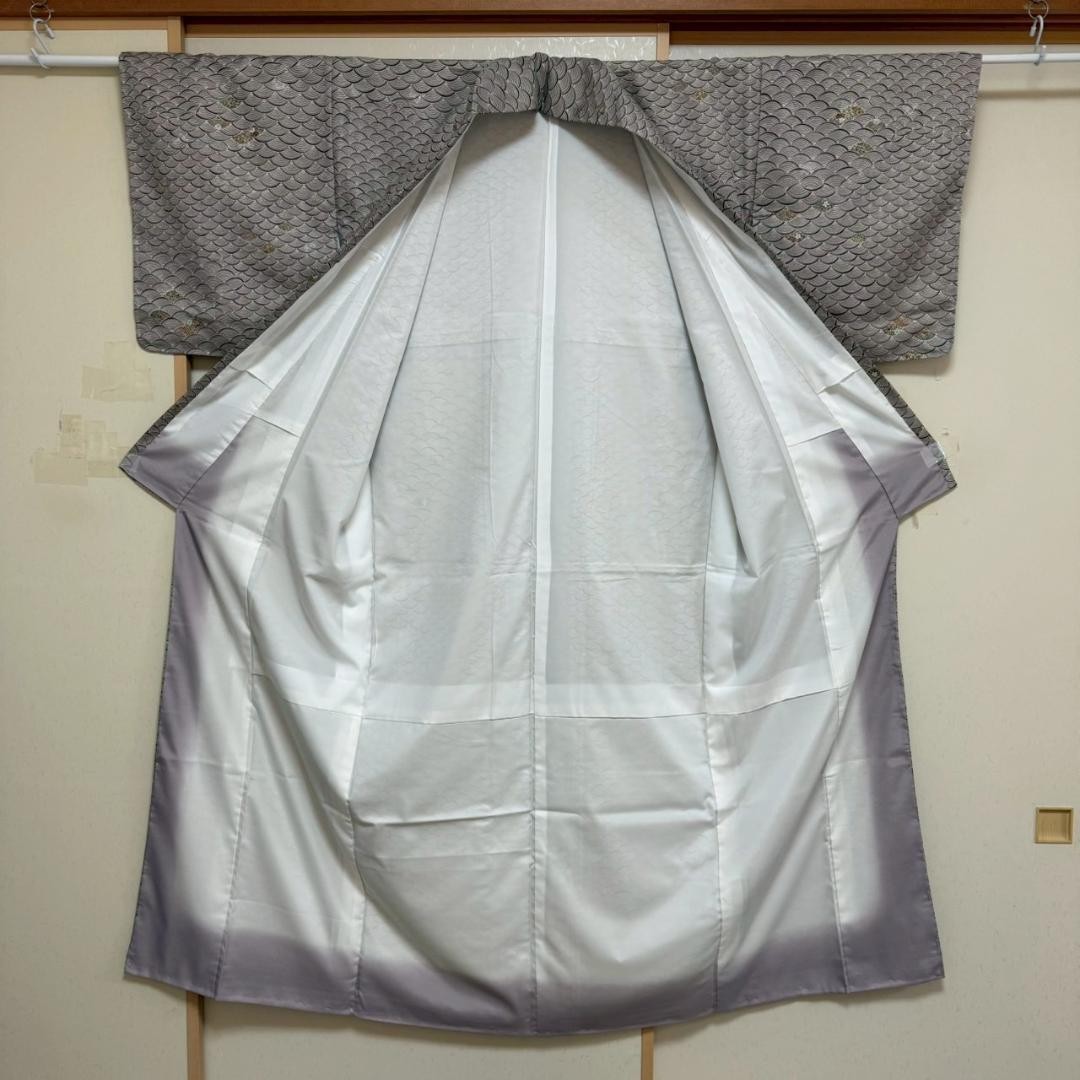 Kimono Washable Fine Pattern Polyester Fiber Leng… - image 6